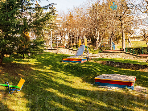 Санаторий «им. М.Ю. Лермонтова», г. Пятигорск. Территория, детская площадка